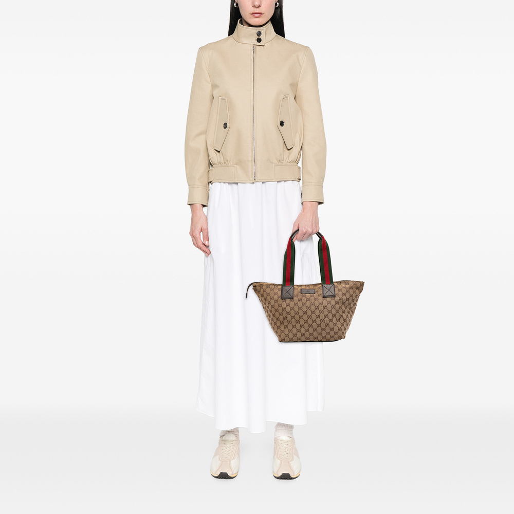 Pre-Loved Gucci GG Canvas Web Tote - Picture 9 of 9